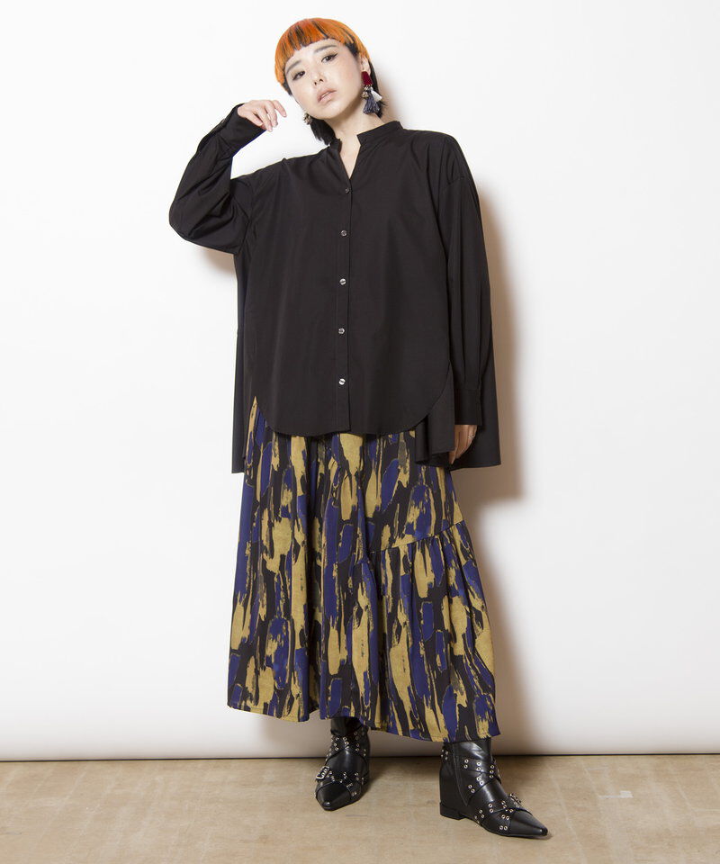  「バックフレアーブラウス」|シャツ・ブラウス|