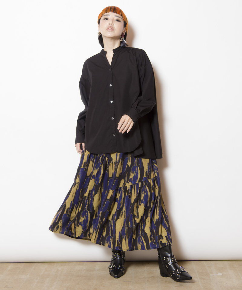  「バックフレアーブラウス」|シャツ・ブラウス|