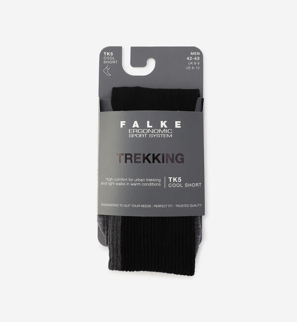  「FALKE ERGONOMIC SPORT SYSTEM | TK5 Cool Short Socks MEN」|ソックス|BLACK系1