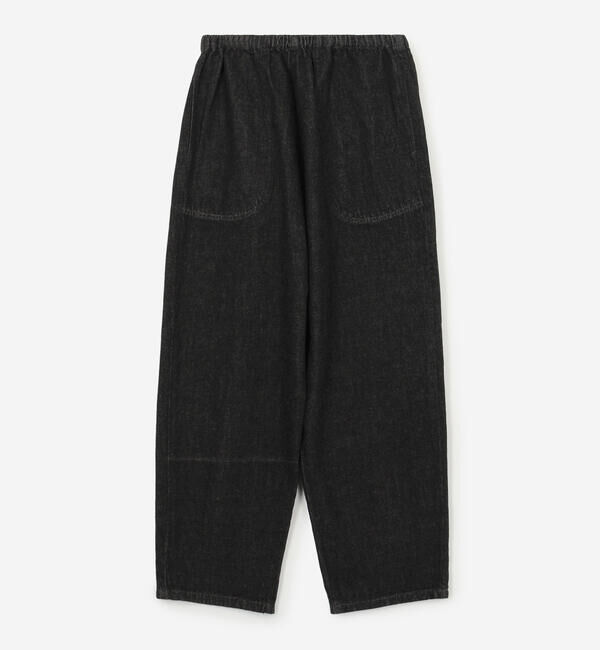 DANTON「DANTON | ブラックデニム イージーパンツ WOMEN」|デニム|