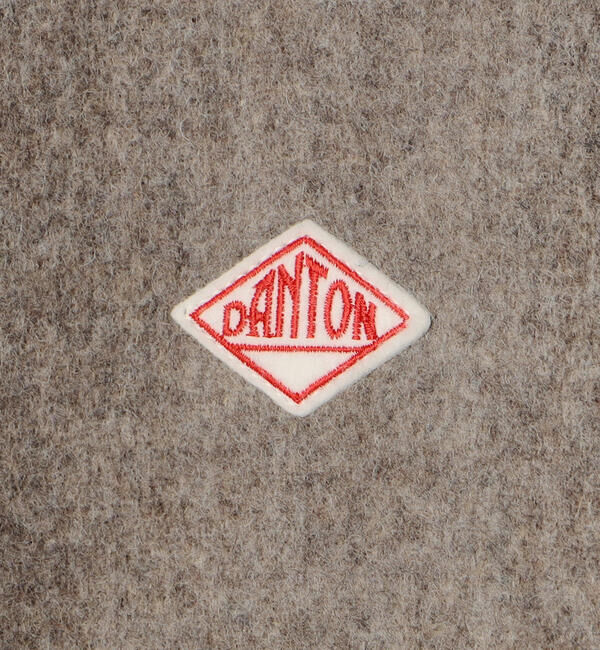  「DANTON | ウールライトパイル カラーレスジャケット WOMEN」|テーラードジャケット|