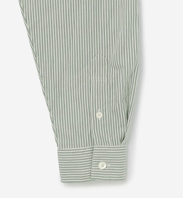 GYMPHLEX「Gymphlex | コットン ショートボタンダウンシャツ STRIPE WOMEN」|シャツ・ブラウス|