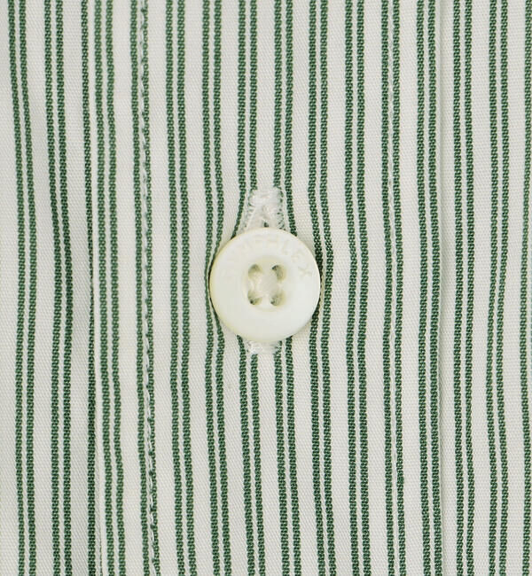 GYMPHLEX「Gymphlex | コットン ショートボタンダウンシャツ STRIPE WOMEN」|シャツ・ブラウス|