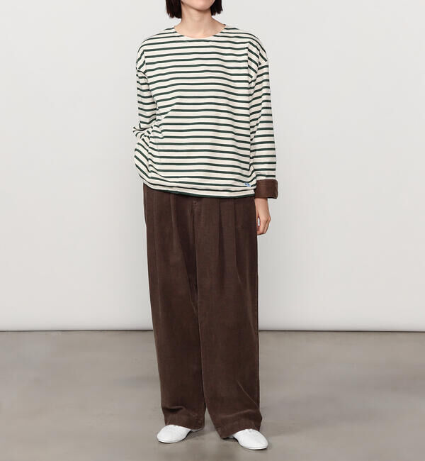  「THE SHINZONE |〈別注〉TOMBOY PANTS CORDUROY WOMEN」|チノ|