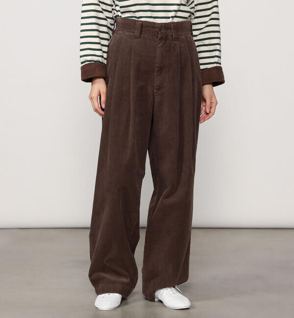  「THE SHINZONE |〈別注〉TOMBOY PANTS CORDUROY WOMEN」|チノ|