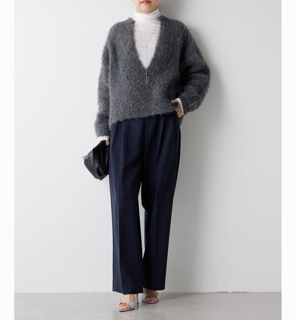  「ウールタックパンツ」|チノ|