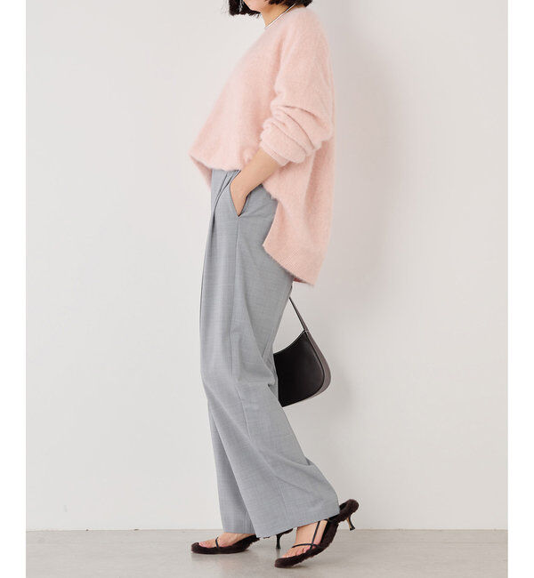  「ウールタックパンツ」|チノ|