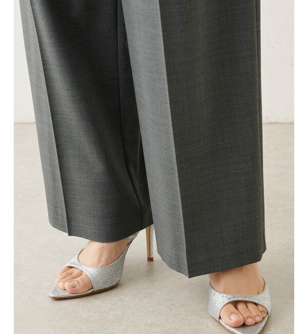  「ウールタックパンツ」|チノ|