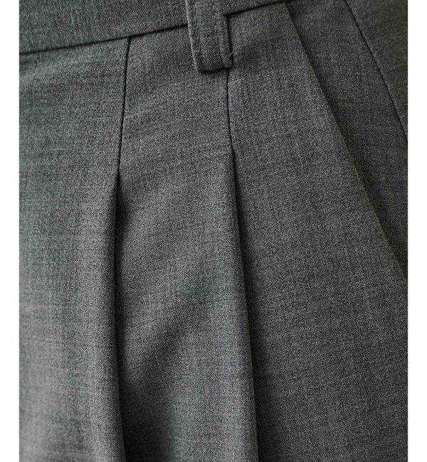  「ウールタックパンツ」|チノ|