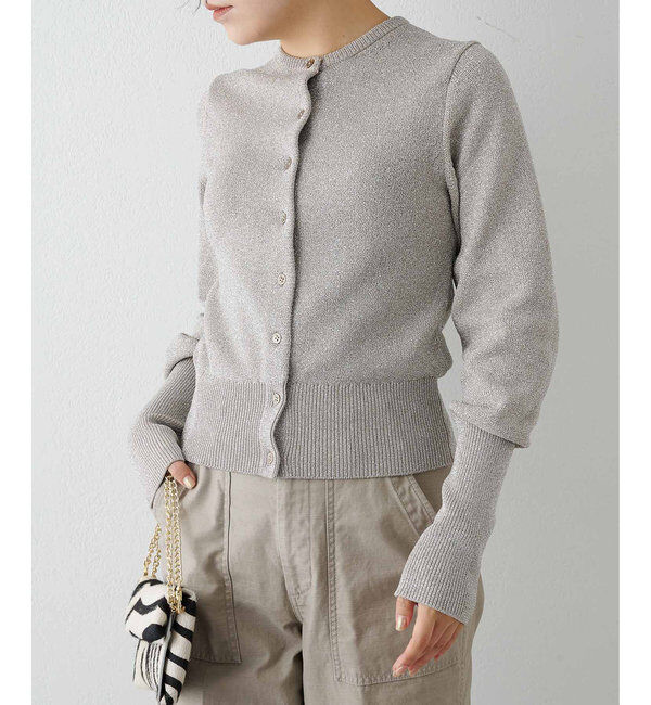  「ラメカーディガン」|ニット・セーター|