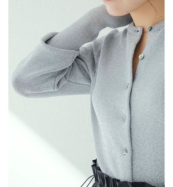  「ラメカーディガン」|ニット・セーター|