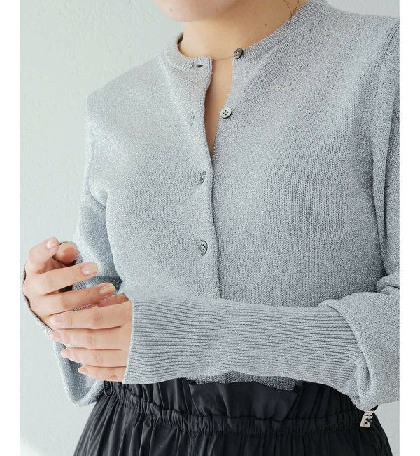  「ラメカーディガン」|ニット・セーター|