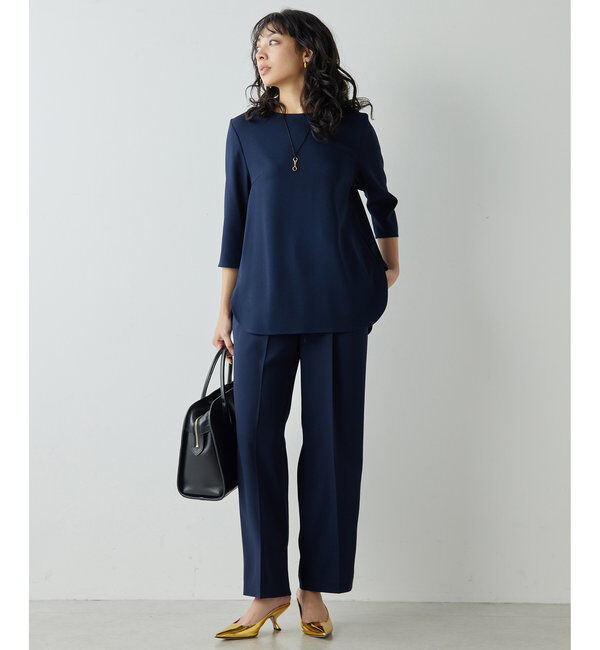  「バックサテンイージーパンツ」|チノ|