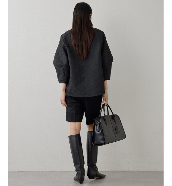 THE PAUSE「【THE PAUSE】ジャガードパフスリーブブラウス」|シャツ・ブラウス|