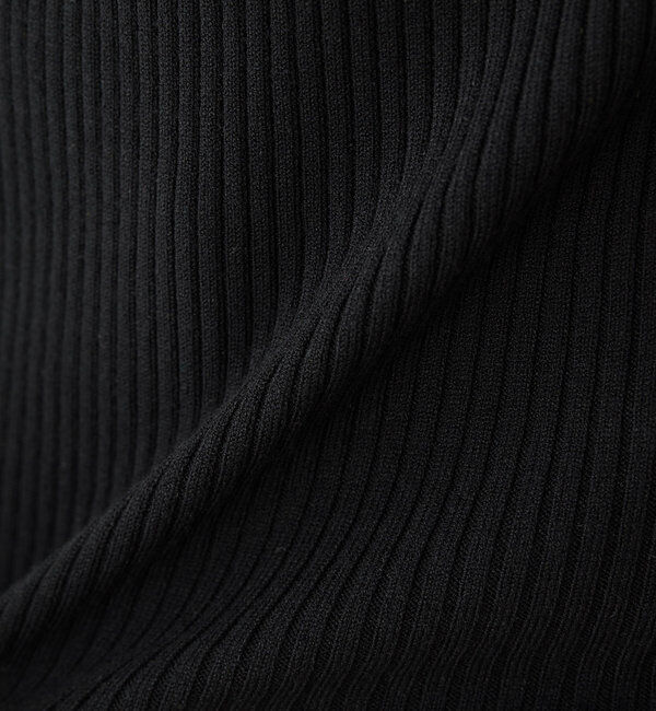  「デザインネックリブニット」|ニット・セーター|