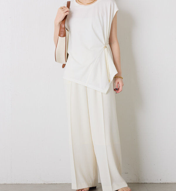  「ジャージワイドパンツ」|チノ|