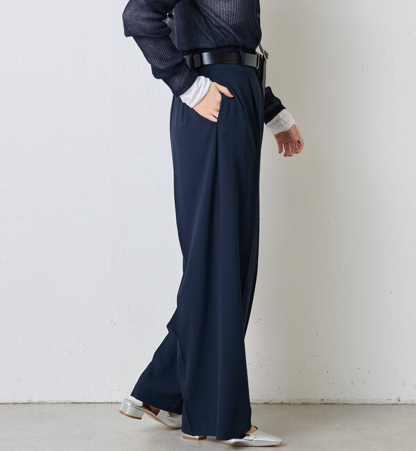  「ジャージワイドパンツ」|チノ|