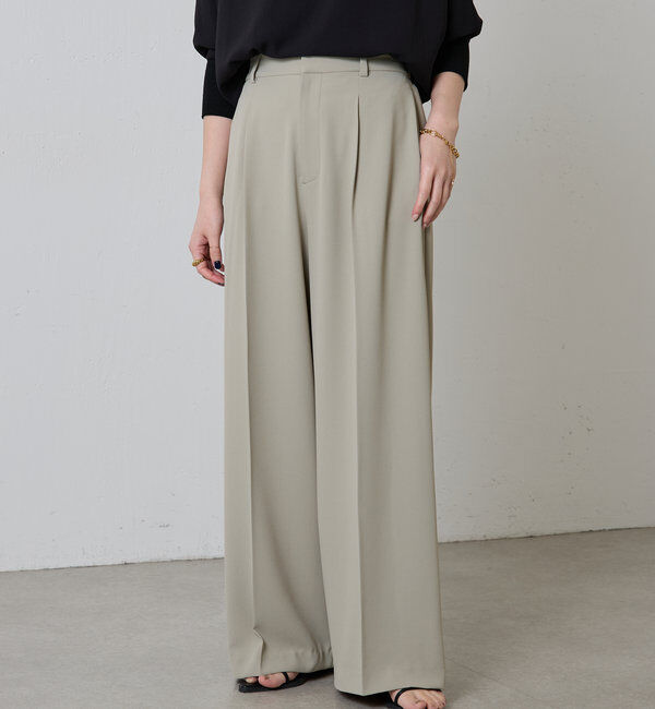  「ジャージワイドパンツ」|チノ|