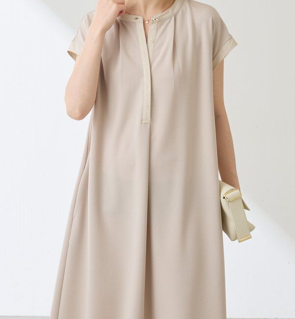  「カットジョーゼットフレンチワンピース」|ワンピース|