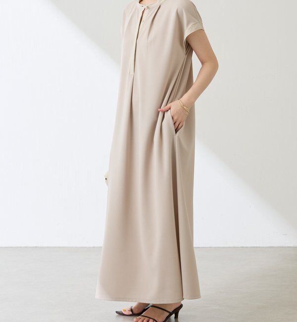  「カットジョーゼットフレンチワンピース」|ワンピース|