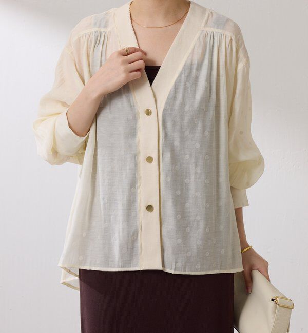  「シアーシャツカーディガン」|シャツ・ブラウス|