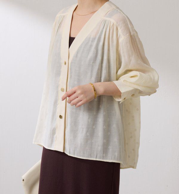  「シアーシャツカーディガン」|シャツ・ブラウス|