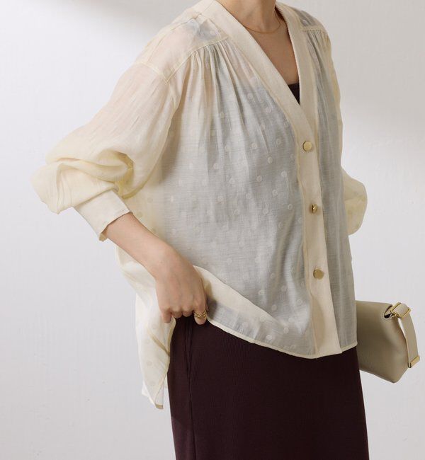  「シアーシャツカーディガン」|シャツ・ブラウス|