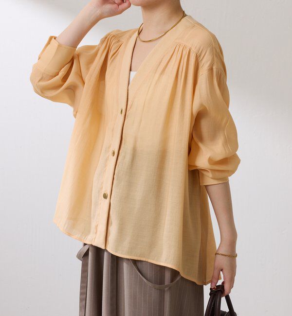  「シアーシャツカーディガン」|シャツ・ブラウス|
