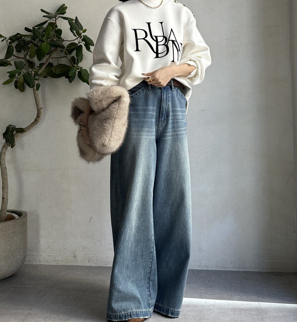  「【WEB限定】ゴールドボタンロゴトップス」|Tシャツ・カットソー|