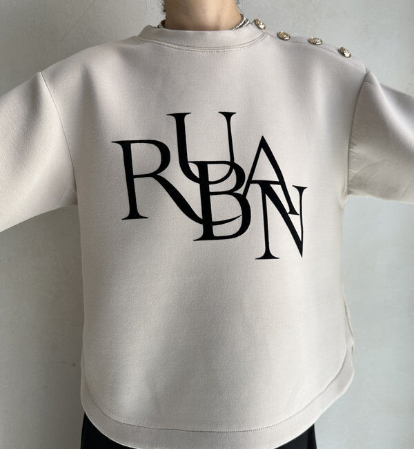  「【WEB限定】ゴールドボタンロゴトップス」|Tシャツ・カットソー|