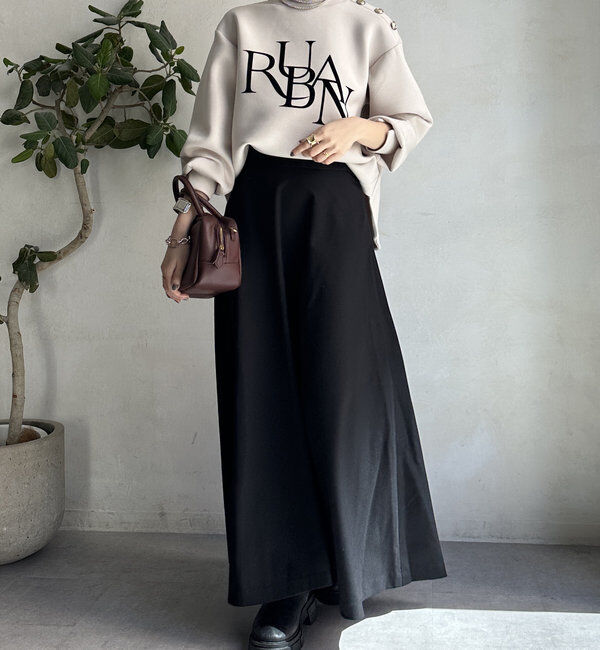  「【WEB限定】ゴールドボタンロゴトップス」|Tシャツ・カットソー|