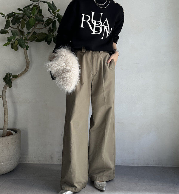  「【WEB限定】ゴールドボタンロゴトップス」|Tシャツ・カットソー|