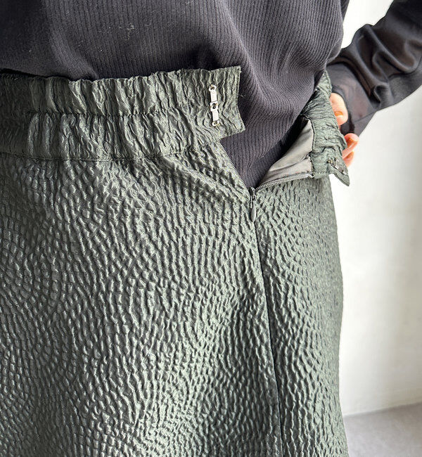  「【WEB限定】フクレジャガードフレアスアカート」|スカート|