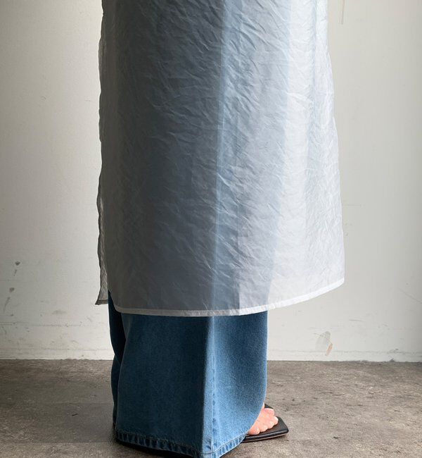  「【WEB限定】シアーレイヤードカットワンピース」|ワンピース|