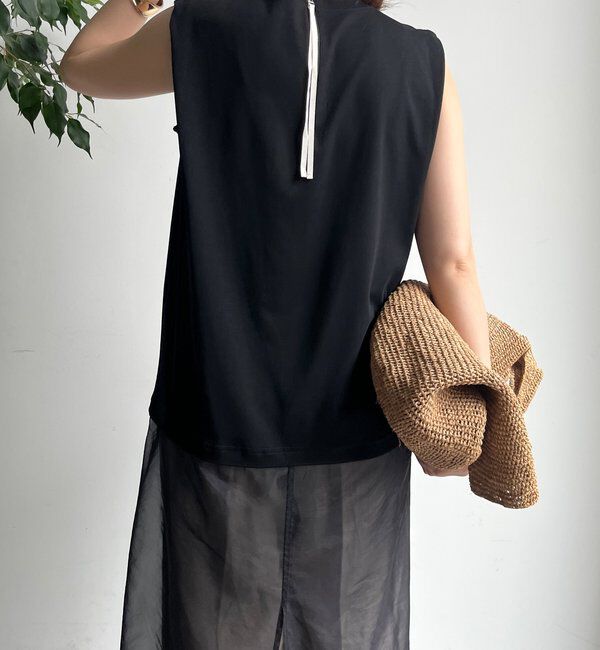  「【WEB限定】シアーレイヤードカットワンピース」|ワンピース|