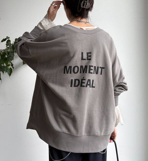 「LE MOMENT 2WAYジッププルオーバー」|Tシャツ・カットソー|グレー