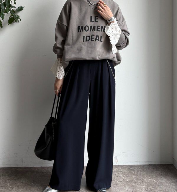  「LE MOMENT 2WAYジッププルオーバー」|Tシャツ・カットソー|