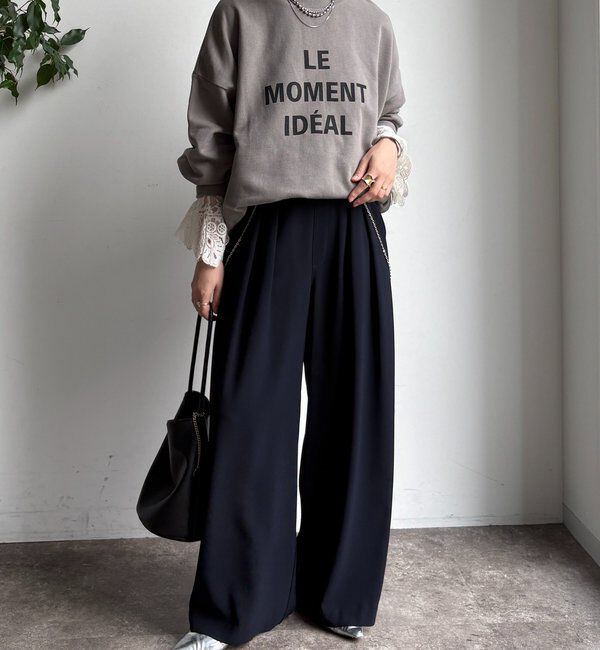  「LE MOMENT 2WAYジッププルオーバー」|Tシャツ・カットソー|