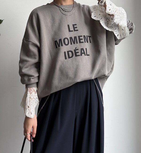  「LE MOMENT 2WAYジッププルオーバー」|Tシャツ・カットソー|