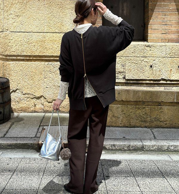  「LE MOMENT 2WAYジッププルオーバー」|Tシャツ・カットソー|