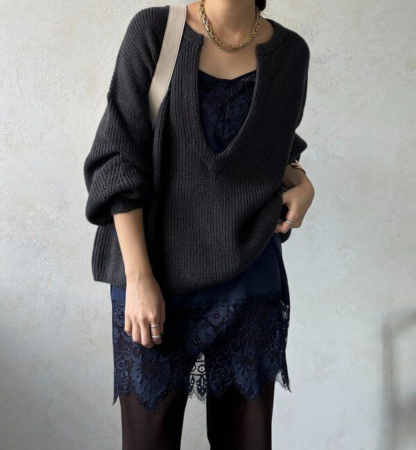  「レースキャミチュニック」|シャツ・ブラウス|