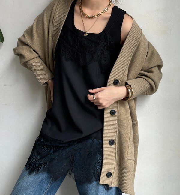  「レースキャミチュニック」|シャツ・ブラウス|