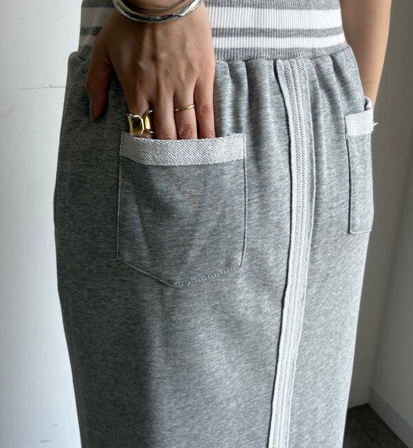  「【WEB限定】ウエストライン裏毛スカート」|スカート|