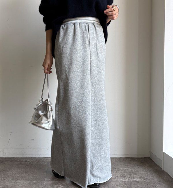  「【WEB限定】ウエストライン裏毛スカート」|スカート|