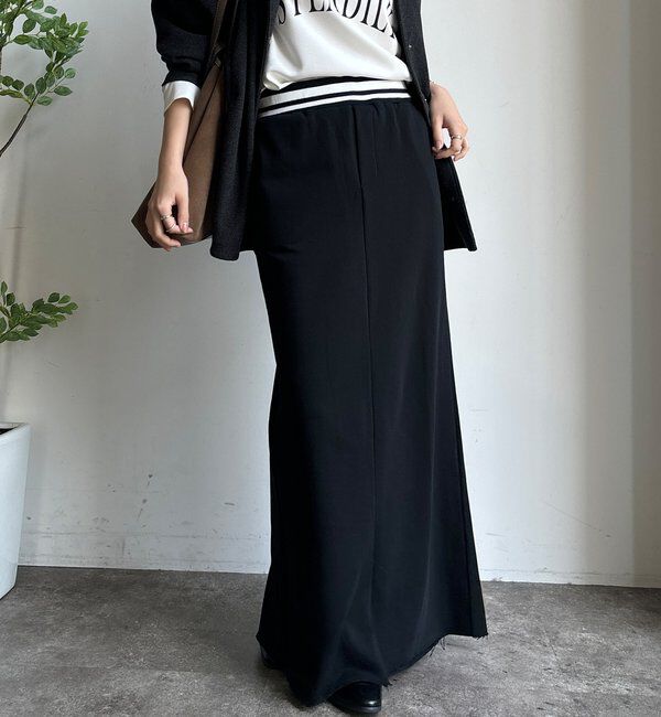  「【WEB限定】ウエストライン裏毛スカート」|スカート|