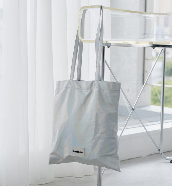  「【新色追加/A4サイズ/PCサイズ/5色展開】シャイニーマルチトートBAG」|トートバッグ|オフホワイト