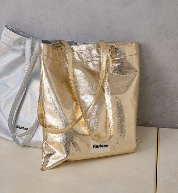  「【新色追加/A4サイズ/PCサイズ/5色展開】シャイニーマルチトートBAG」|トートバッグ|ゴールド系