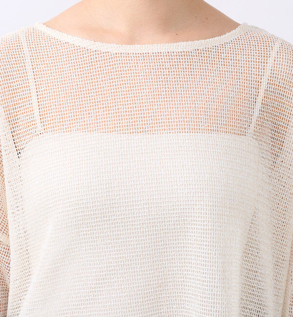  「前後2WAYラメメッシュカーディガン」|ニット・セーター|