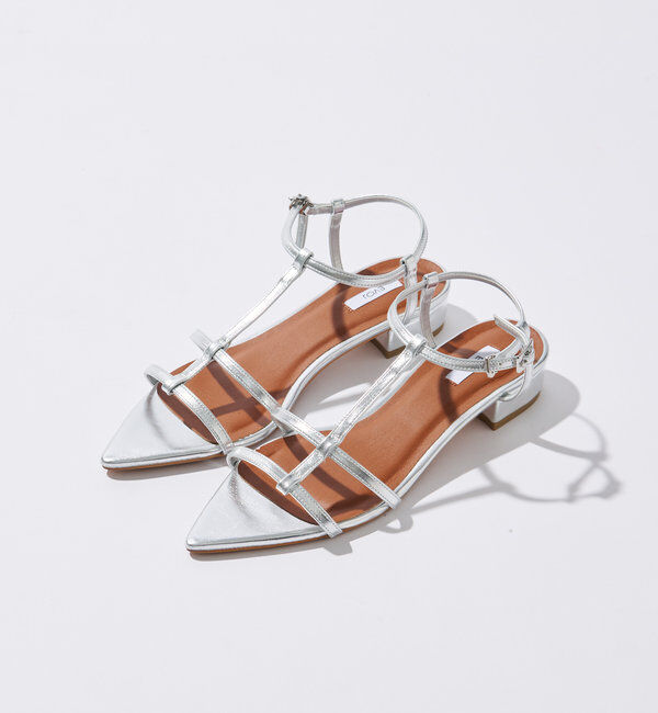  「【EVOL(イーボル)】ポインテッドストラップサンダル」|その他|