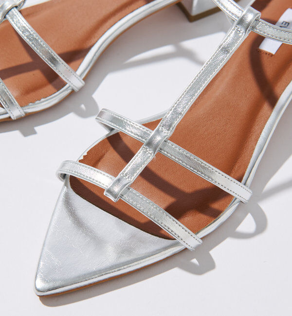  「【EVOL(イーボル)】ポインテッドストラップサンダル」|その他|